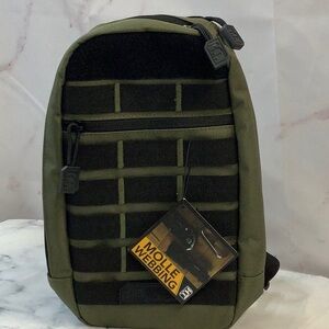 NWT Highland Tactical Sling Backpack Green
